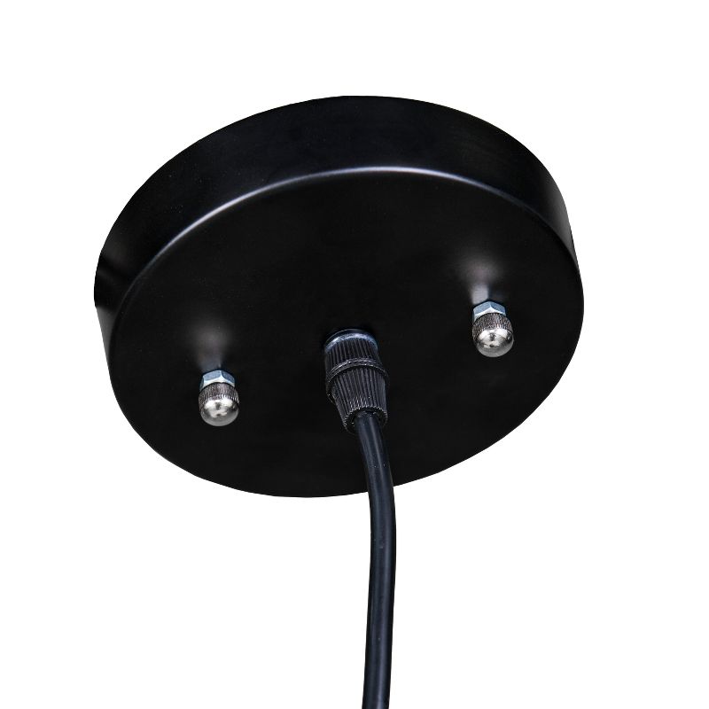 8.5" Marilynne Bell Pendant Lamp Black - Aiden Lane