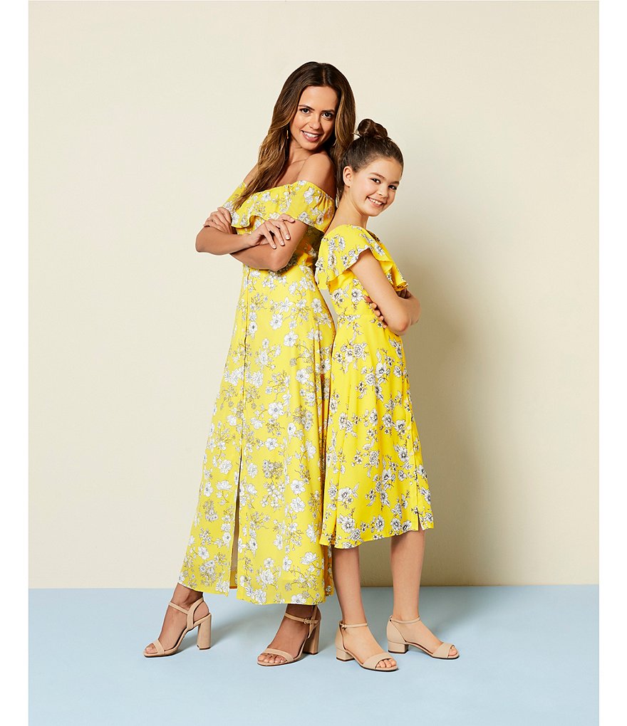 GB Girls' Block-Girl Microfiber Ankle-Strap Block-Heel Dress Sandals (Youth)