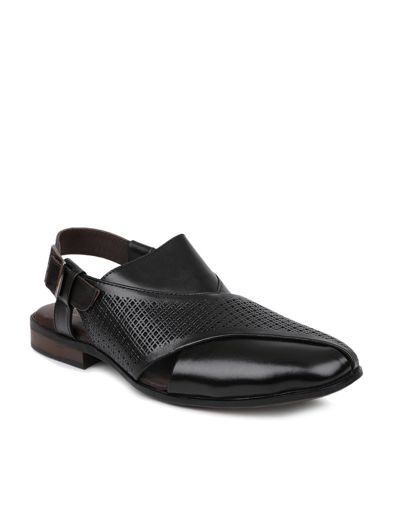 Privo by Inc.5 Men's Black Back Strap Sandals