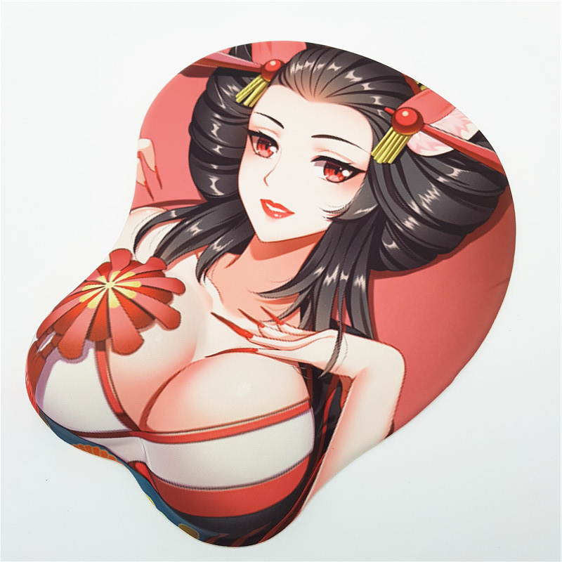 Onmyoji Anime 3D Oppai Mouse Pad Wrist rest