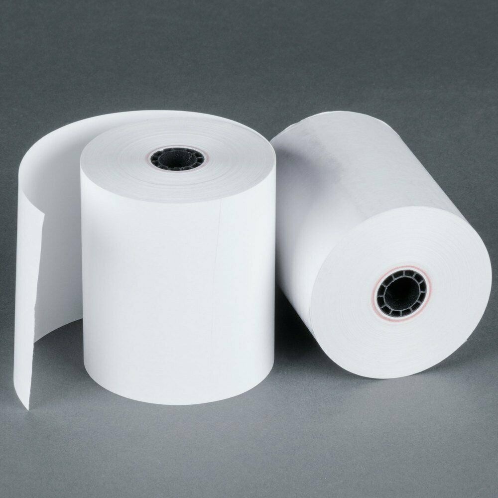 2 1/4" x 85' Thermal Credit Card Paper Mobile POS Cash Register Receipt Paper