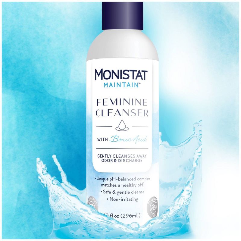 MONISTAT Maintain Feminine Cleanser with Boric Acid - 10 fl oz