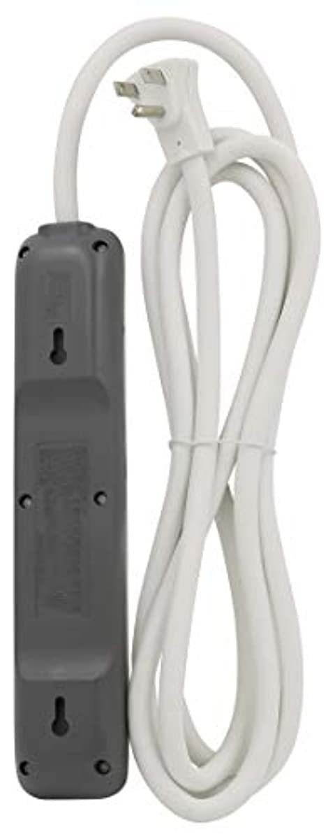 Prime Wire PB801115 6-Outlet Power Strip with 14-3 SJT 8-Feet Cord