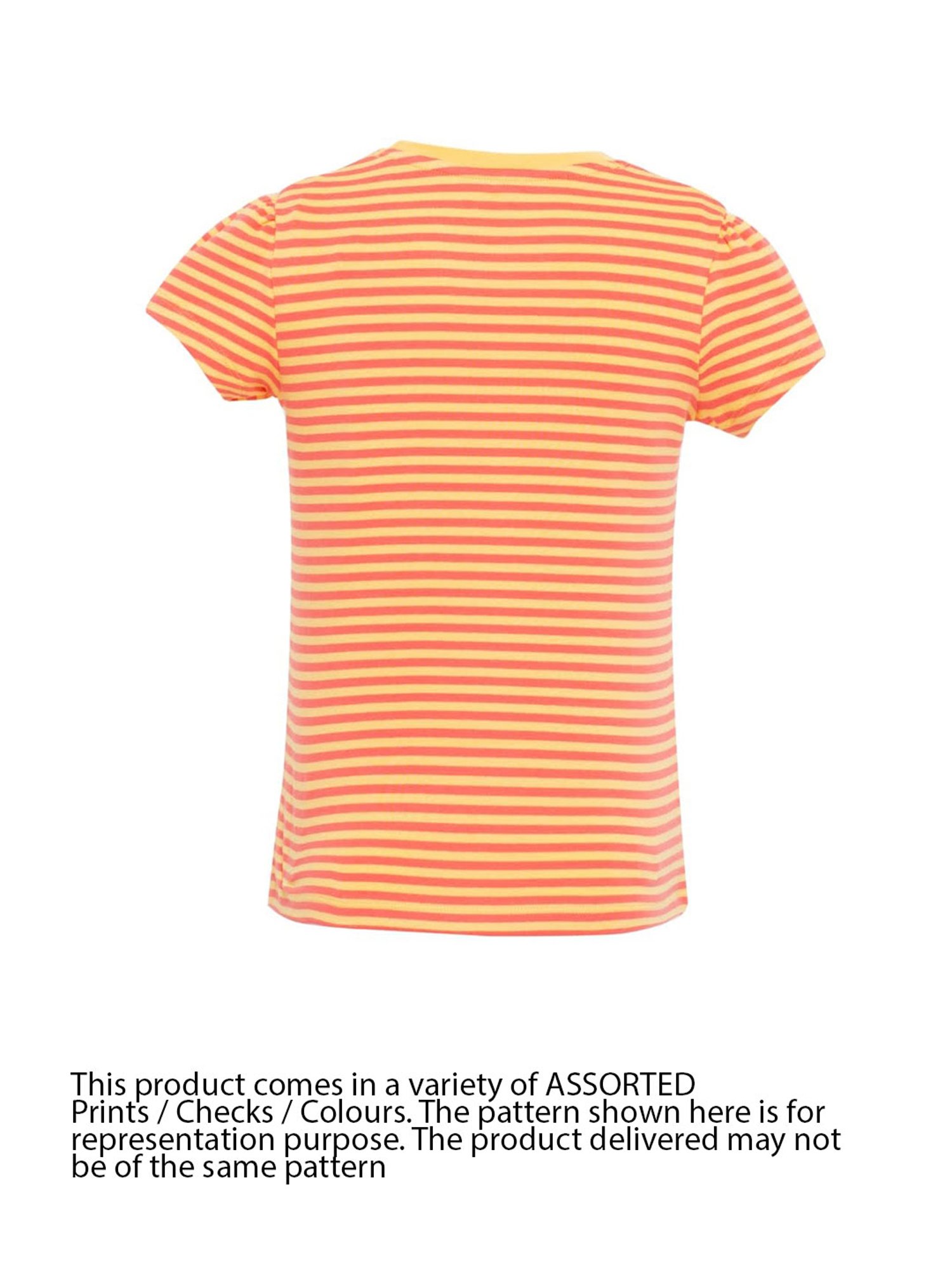 Jockey Kids Yellow Striped AG02 T-Shirt