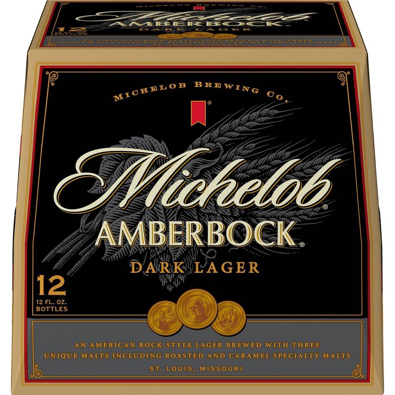 Michelob Amber Bock Dark Lager Beer - 12pk/12 fl oz Bottles