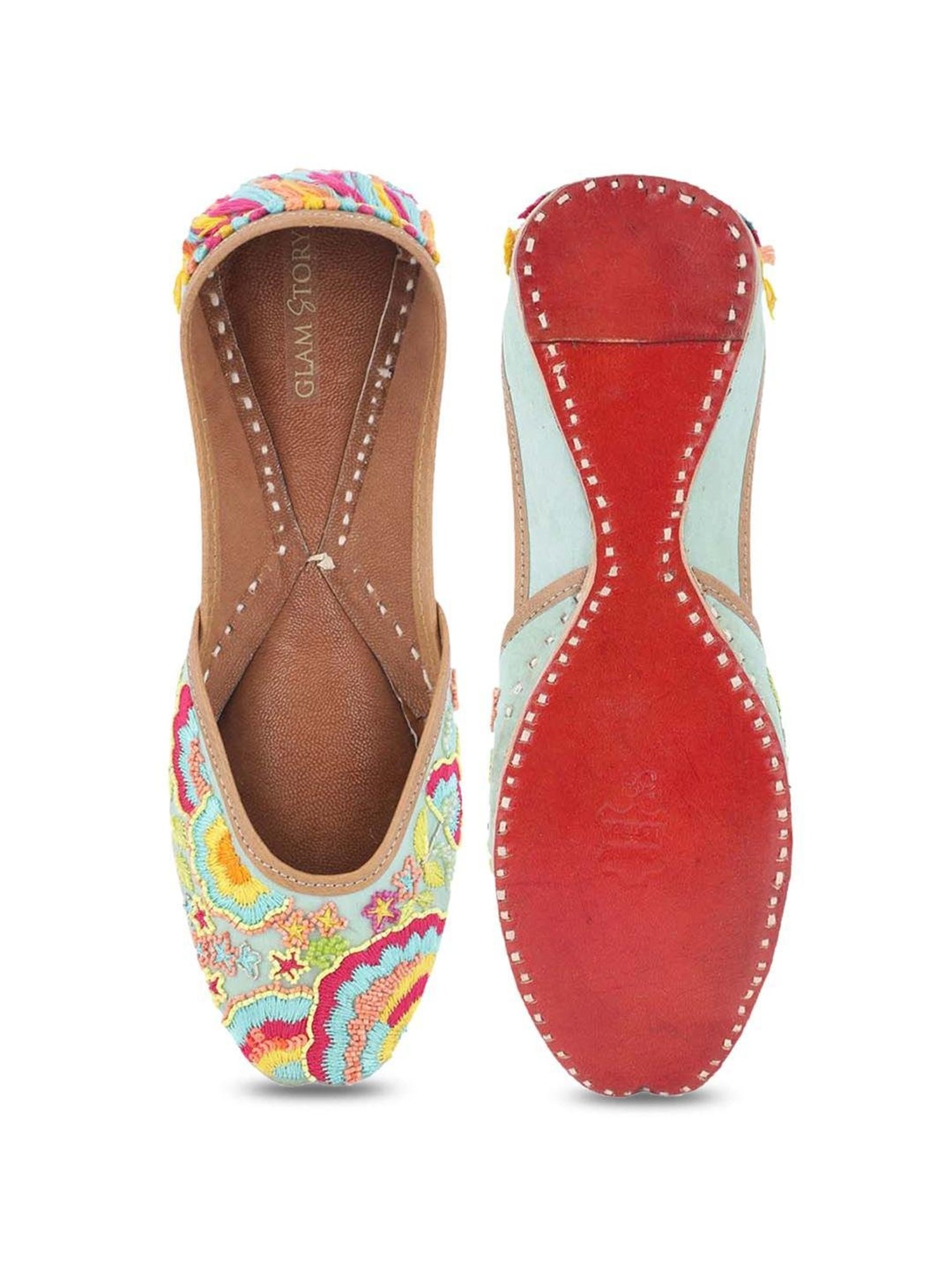 Glam Story Women's Multicolor Ethnic Juttis