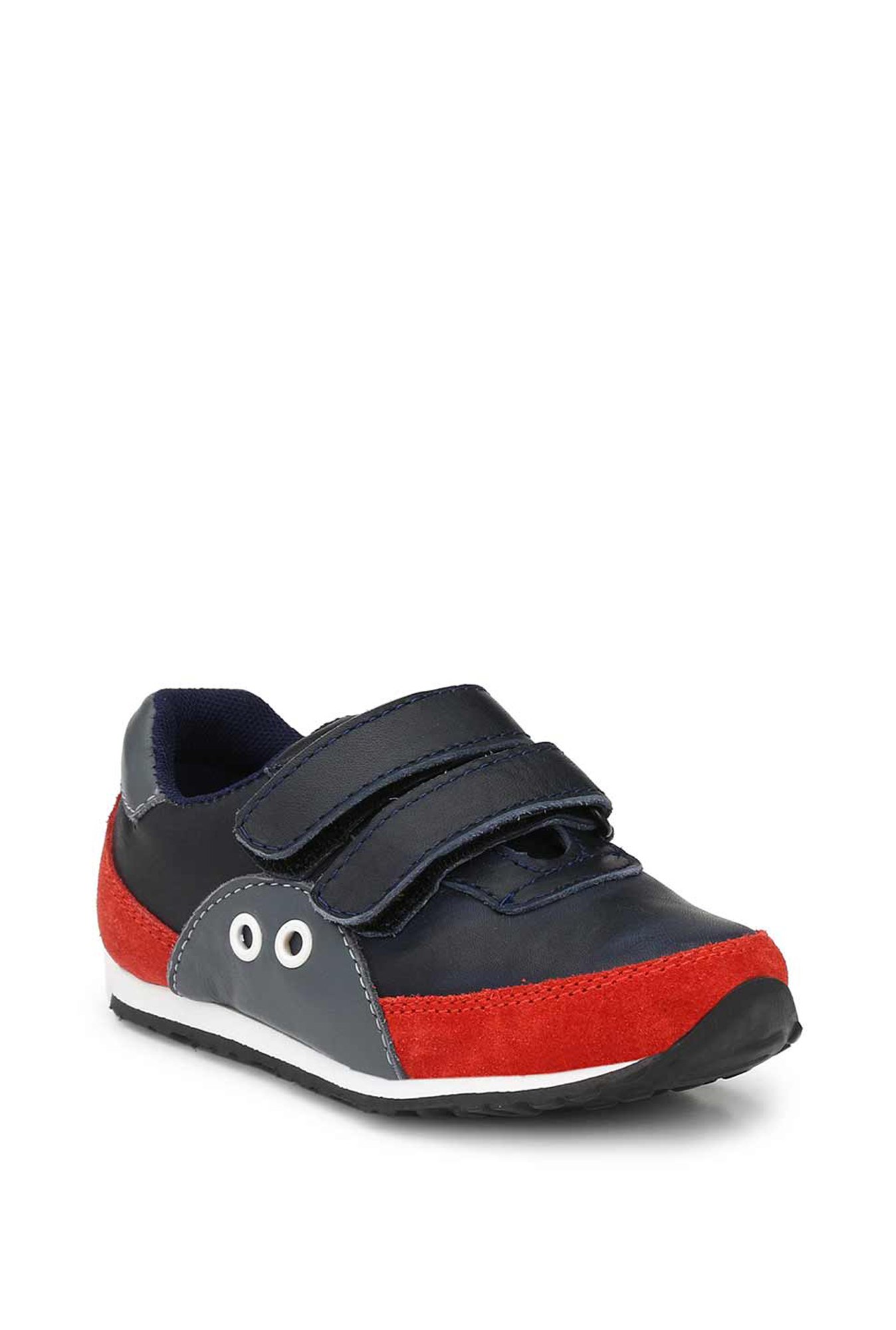 Tuskey Kids Blue Leather Sneakers