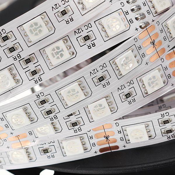 5M 60W SMD5050 Non-waterproof RGB LED Strip Light + WiFi Controller + Remote Control + Adapter DC12V US Plug