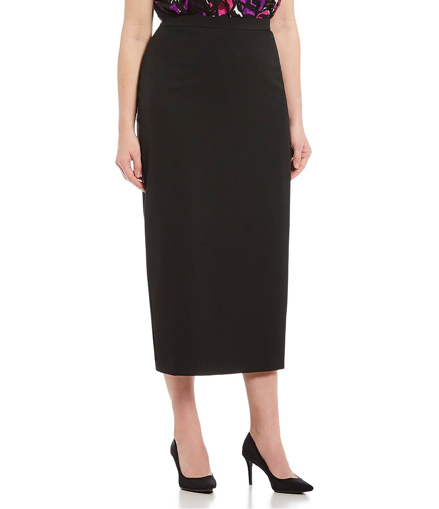 Intro Plus Size Activeease Drawstring Faux Wrap Skort