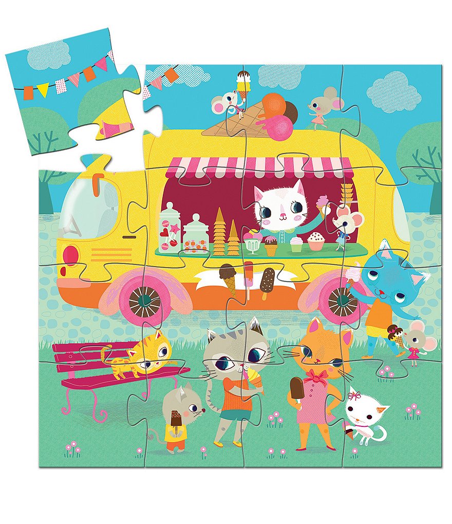 Djeco Ice Cream Truck Puzzle