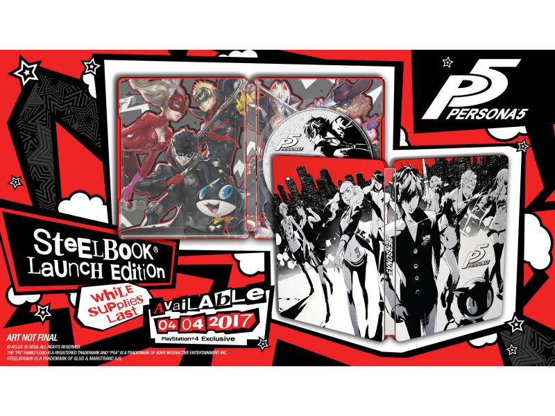 Persona 5 - SteelBook Edition - PlayStation 4