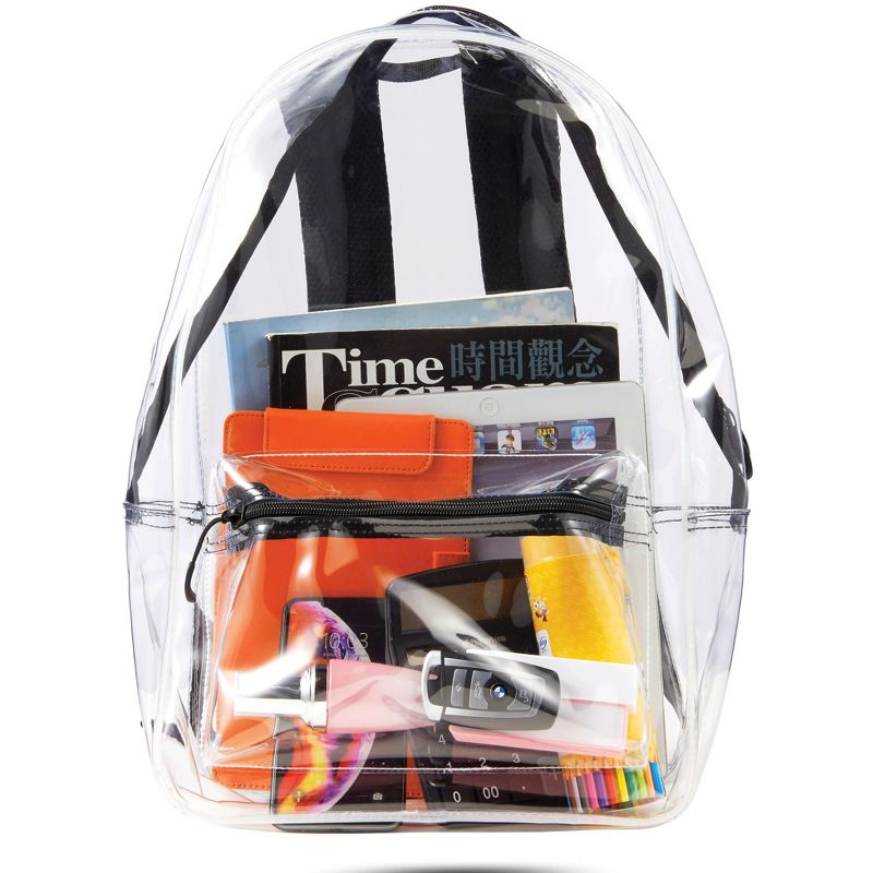 Staples Backpack, Solid, Clear 58799-US