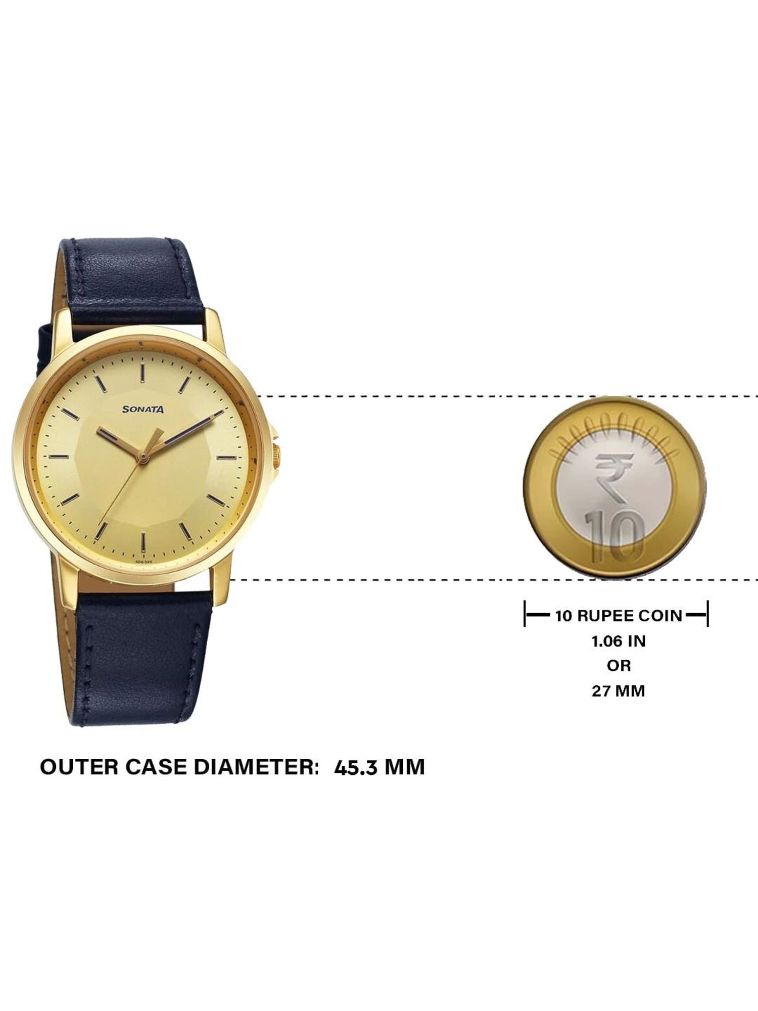 Sonata 77083YL03 Analog Watch for Men