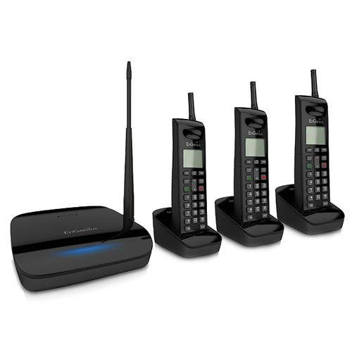 Engenius FreeStyl 2 (3 Handset) Extreme Range Scalable Cordless Phone System