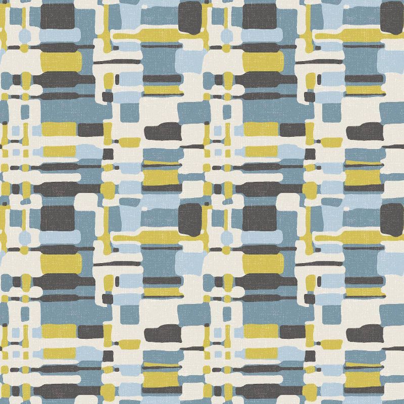 RoomMates Retro Plaid Peel and Stick Wallpaper
