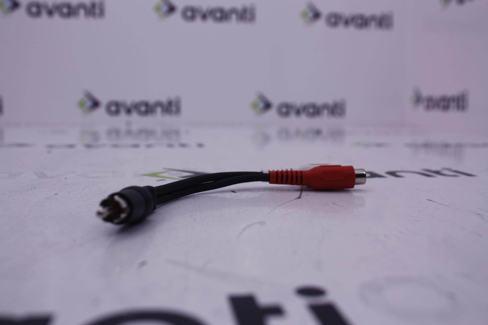 Comprehensive RCA Plug to Two- 2 RCA Jacks Audio Adapter Cable 6 inches