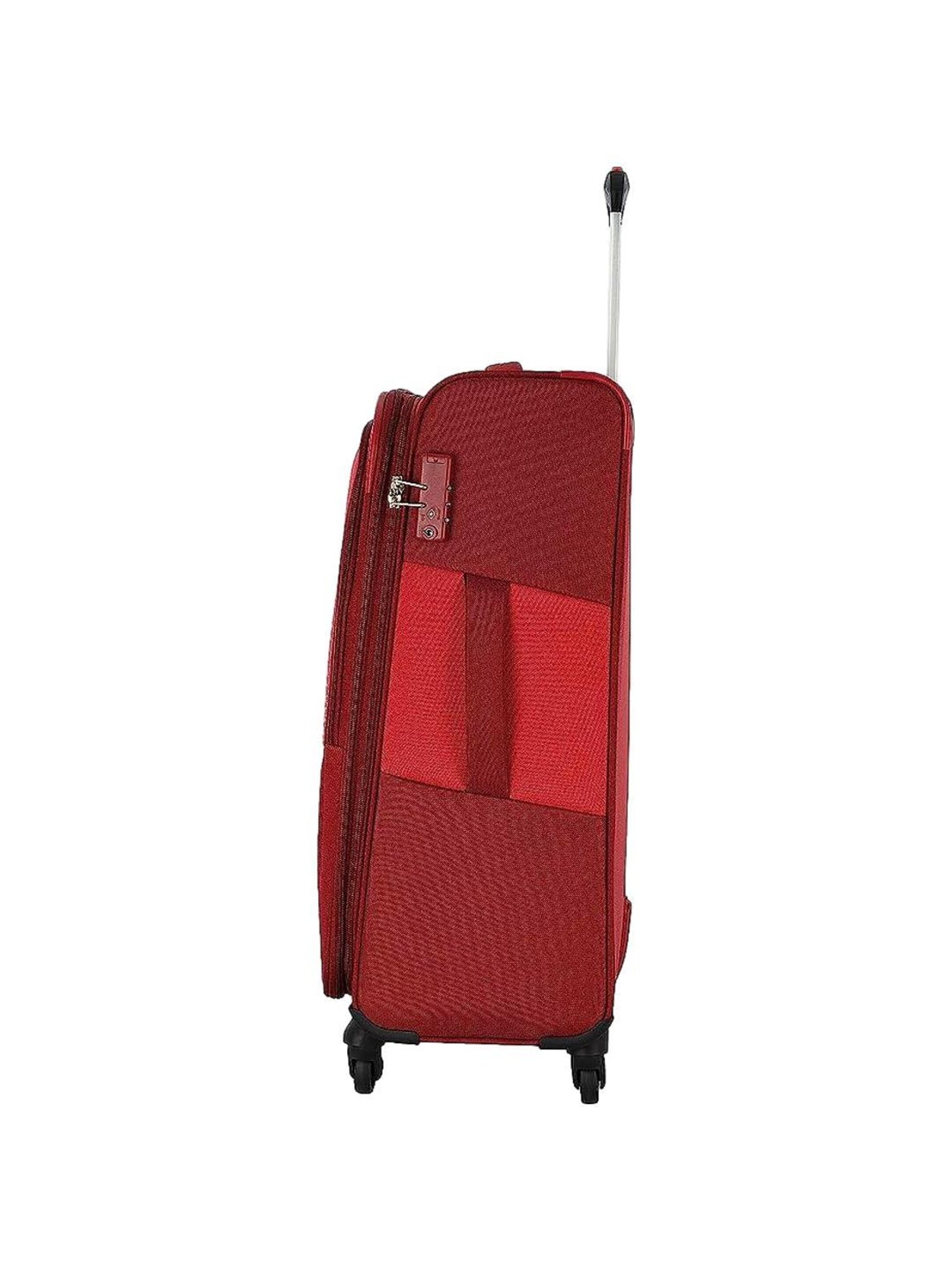 American Tourister Spruce Red Textured Soft Large Trolley Bag - 82 cm