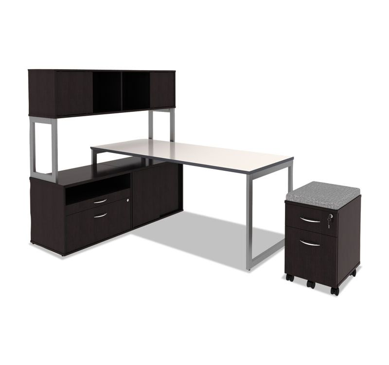 Drina Mobile Locking File Cabinet White - HOMES: Inside + Out