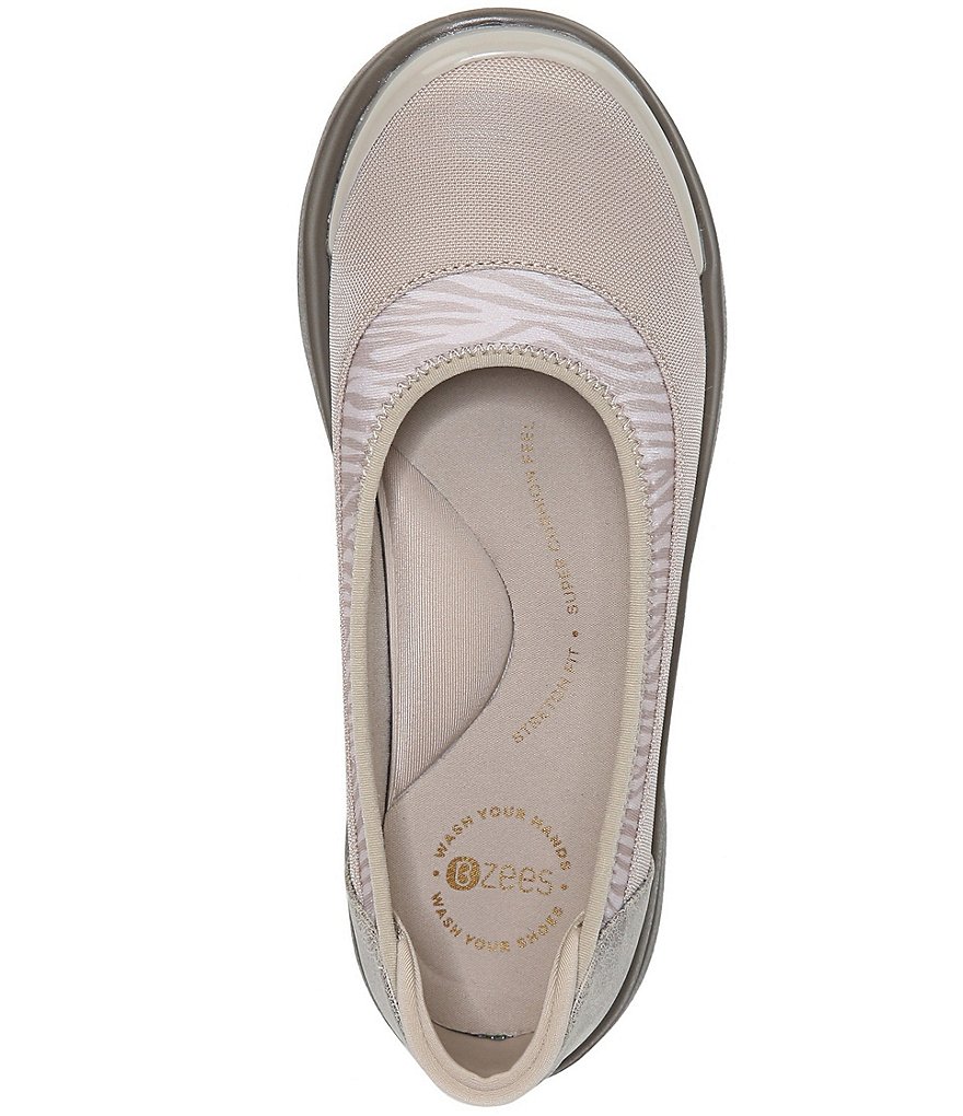 Bzees Jiffy II Zebra Print Washable Slip-On Shoes