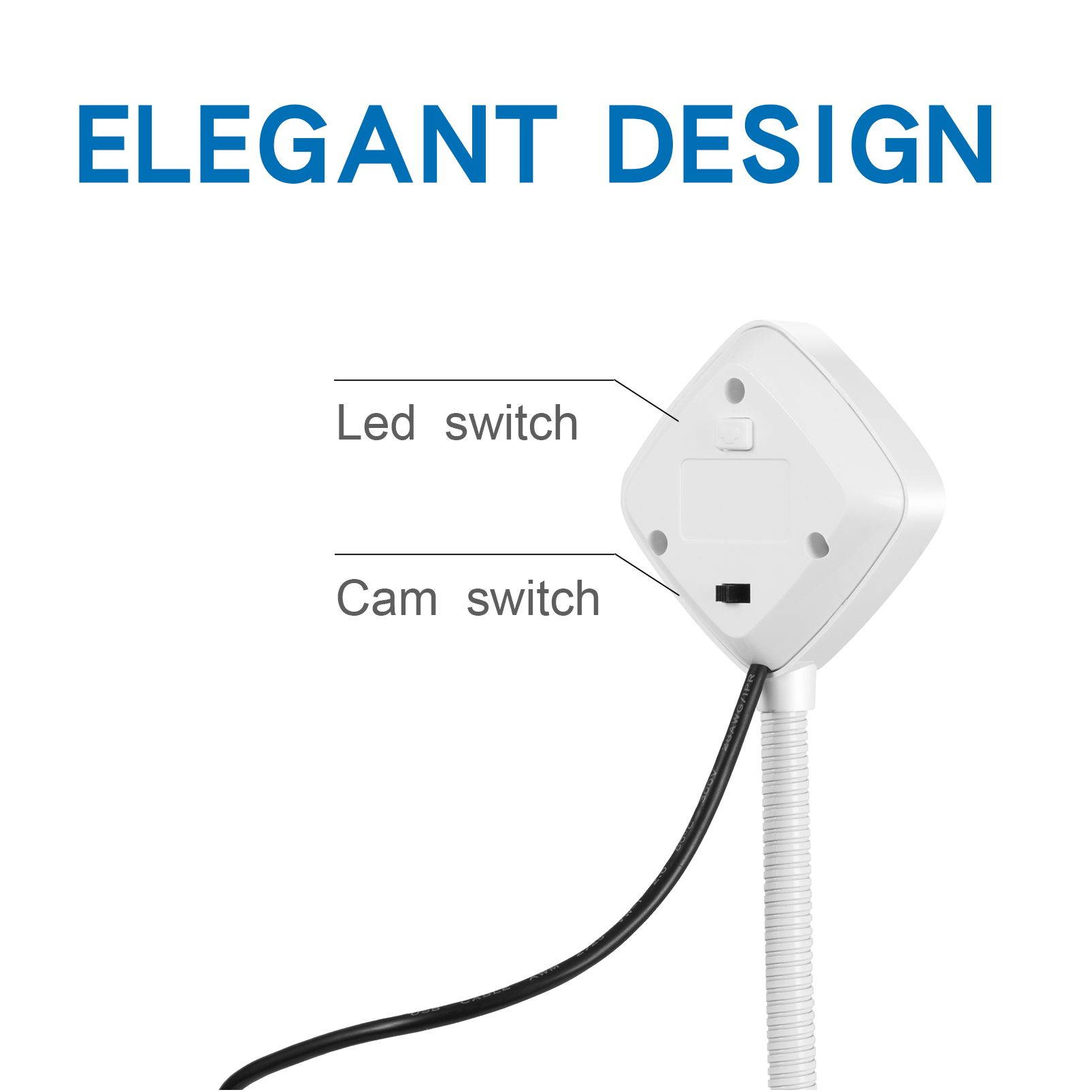 USB Web Camera, HD Webcam with Microphone for PC Computers Laptops, USB Clip-On Web Cam 360 Degree Rotatable for Notebook Laptop