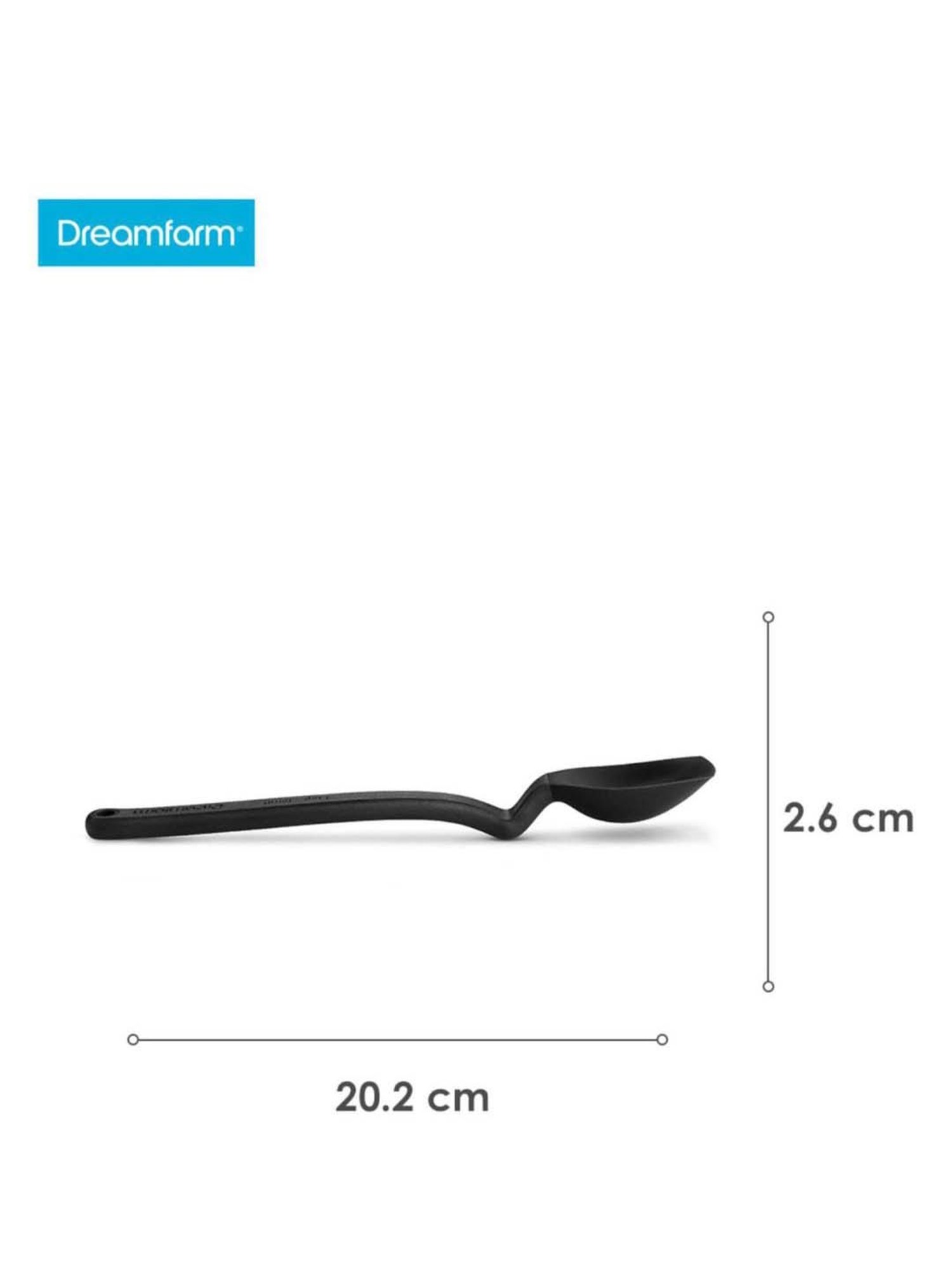 Dreamfarm Black Medium Sit Up Scraping Supoon