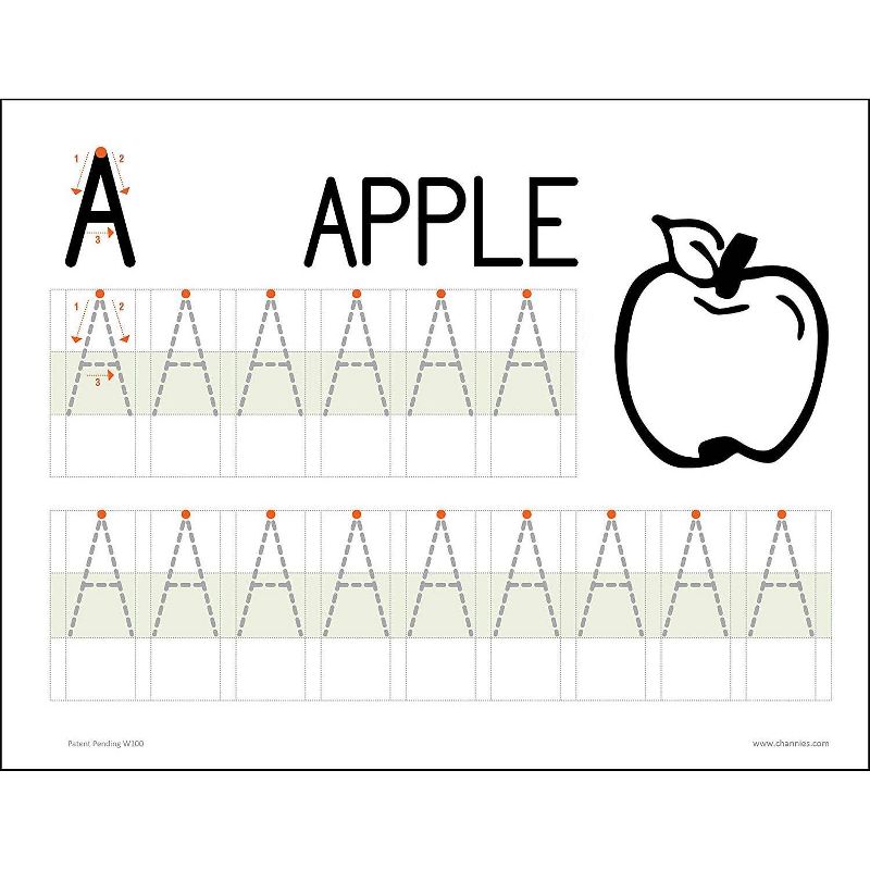 Channie's 3pk Beginner's Alphabet and Handwriting Workbooks