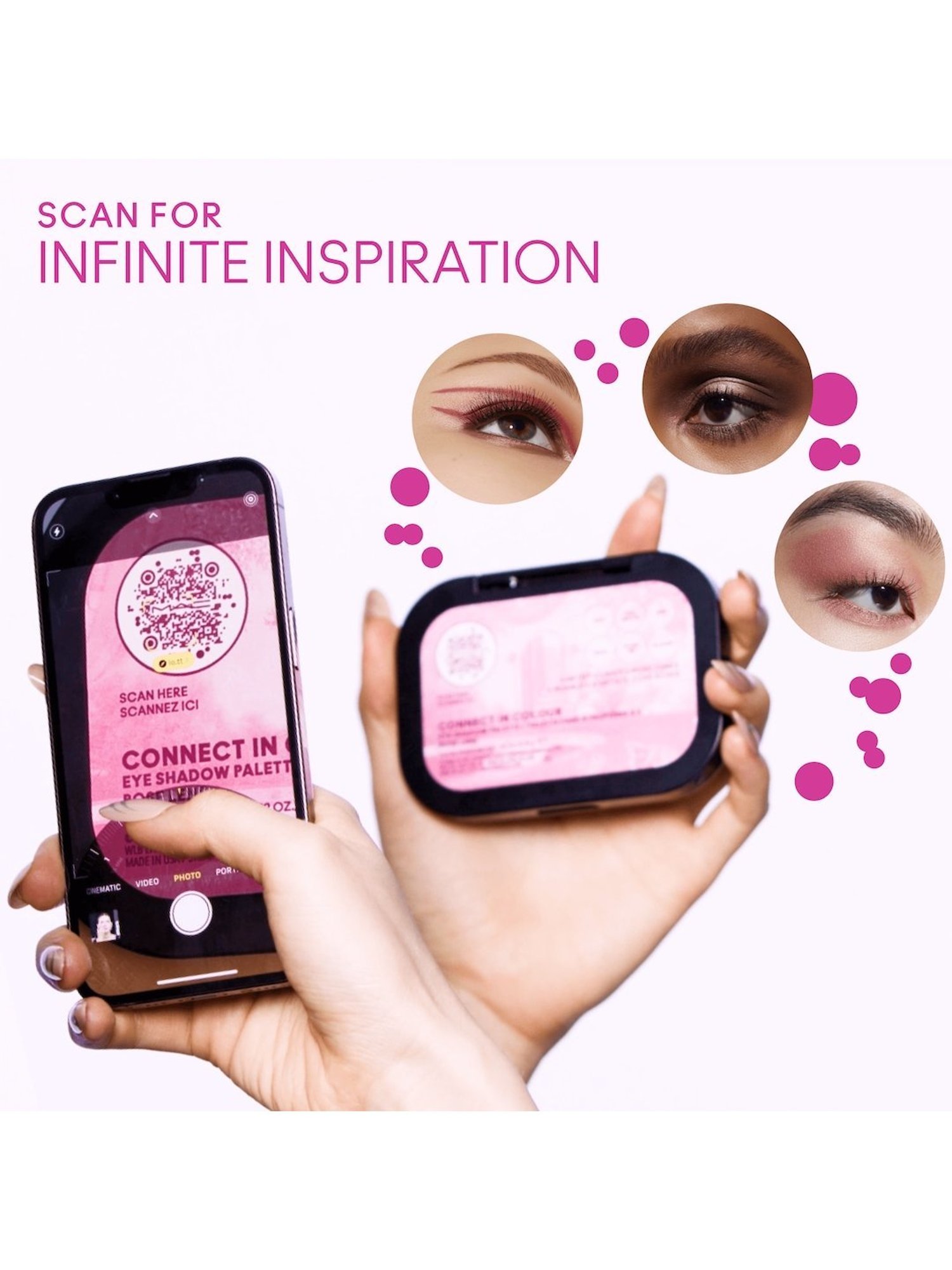 M.A.C Connect In Colour 6-Pan Eyeshadow Palette Rose Lens - 6.2 gm