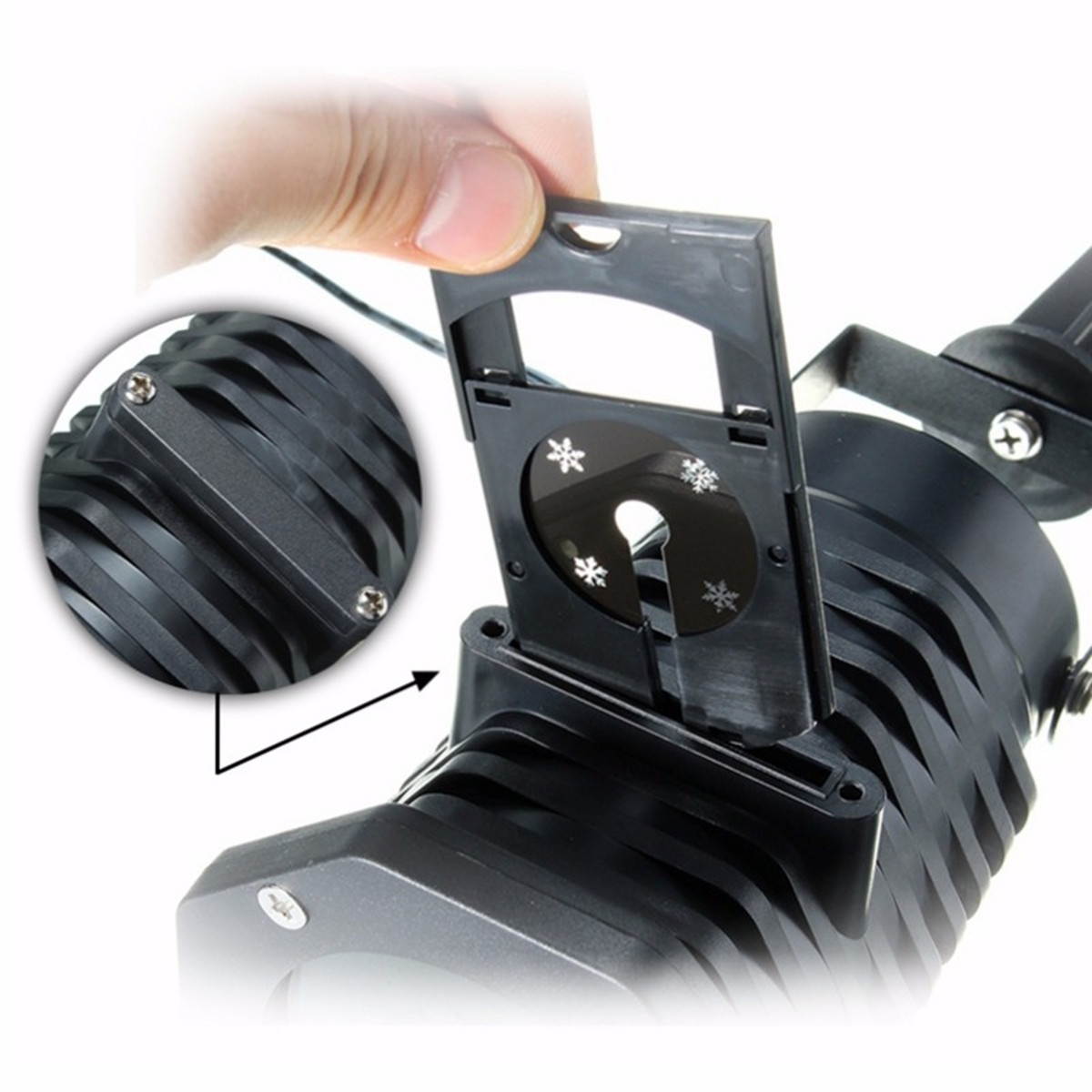 10 Pattern LED Laser Landscape Projector Light Halloween Christmas Party UK EU US AU Plug-UK Plug