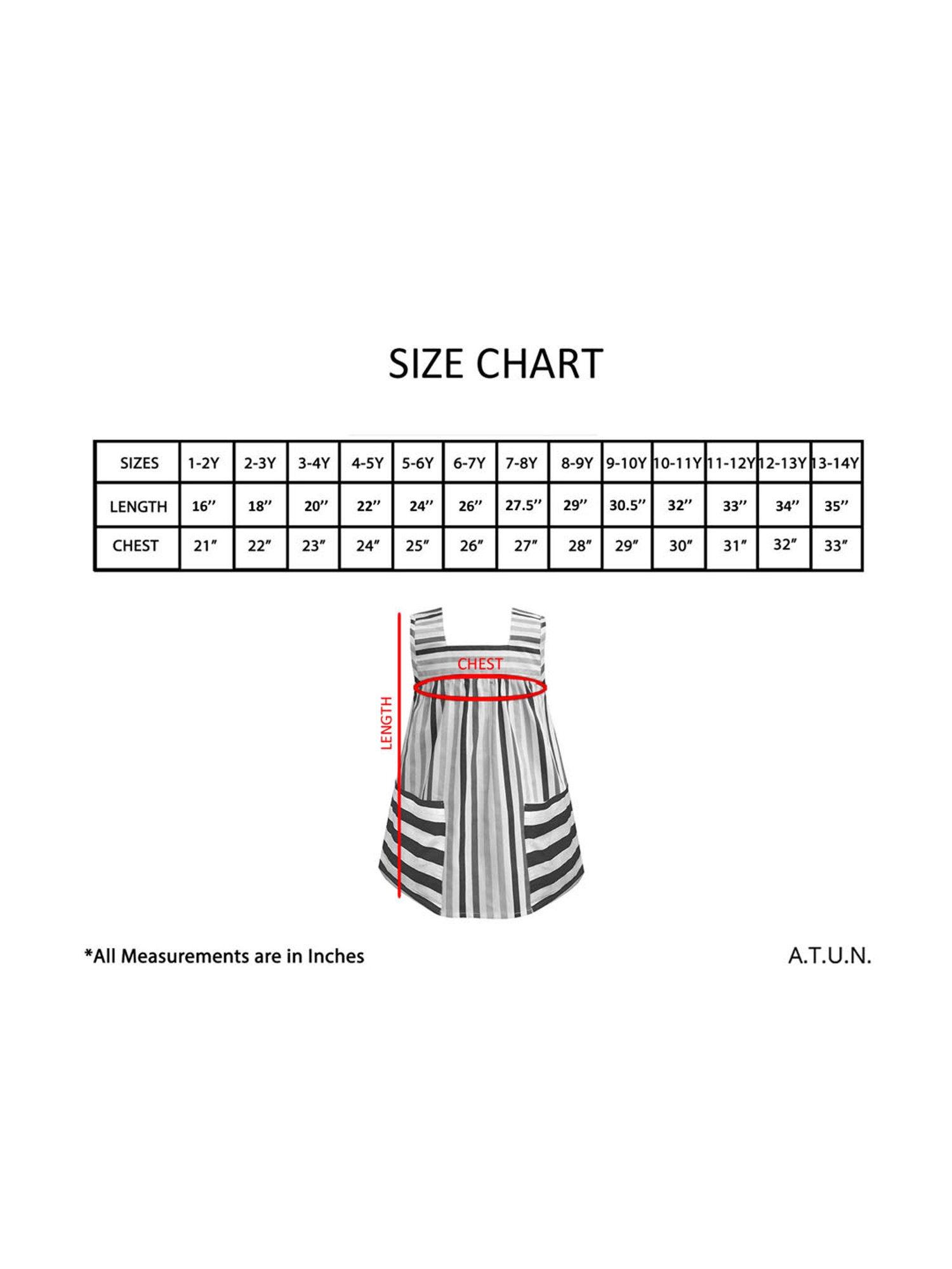 A.T.U.N. Red & White Striped Dress
