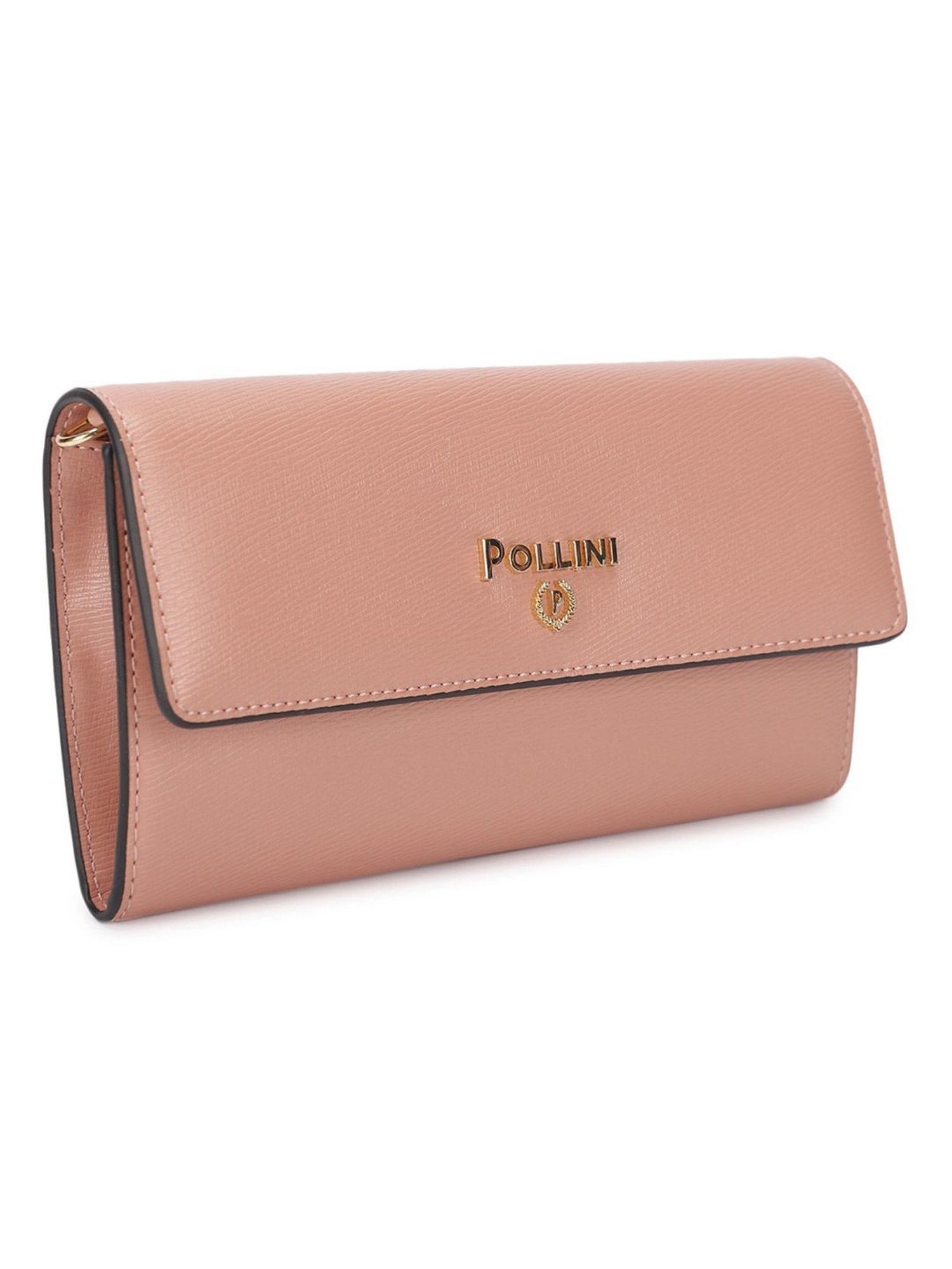 Pollini Pink Woven Medium Cross Body Bag
