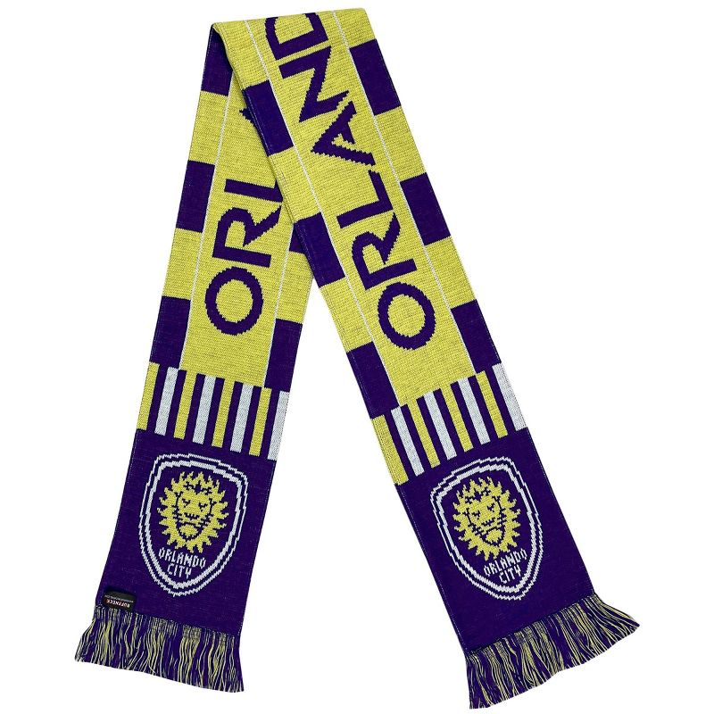 MLS Orlando City SC Wordmark Bars Scarf