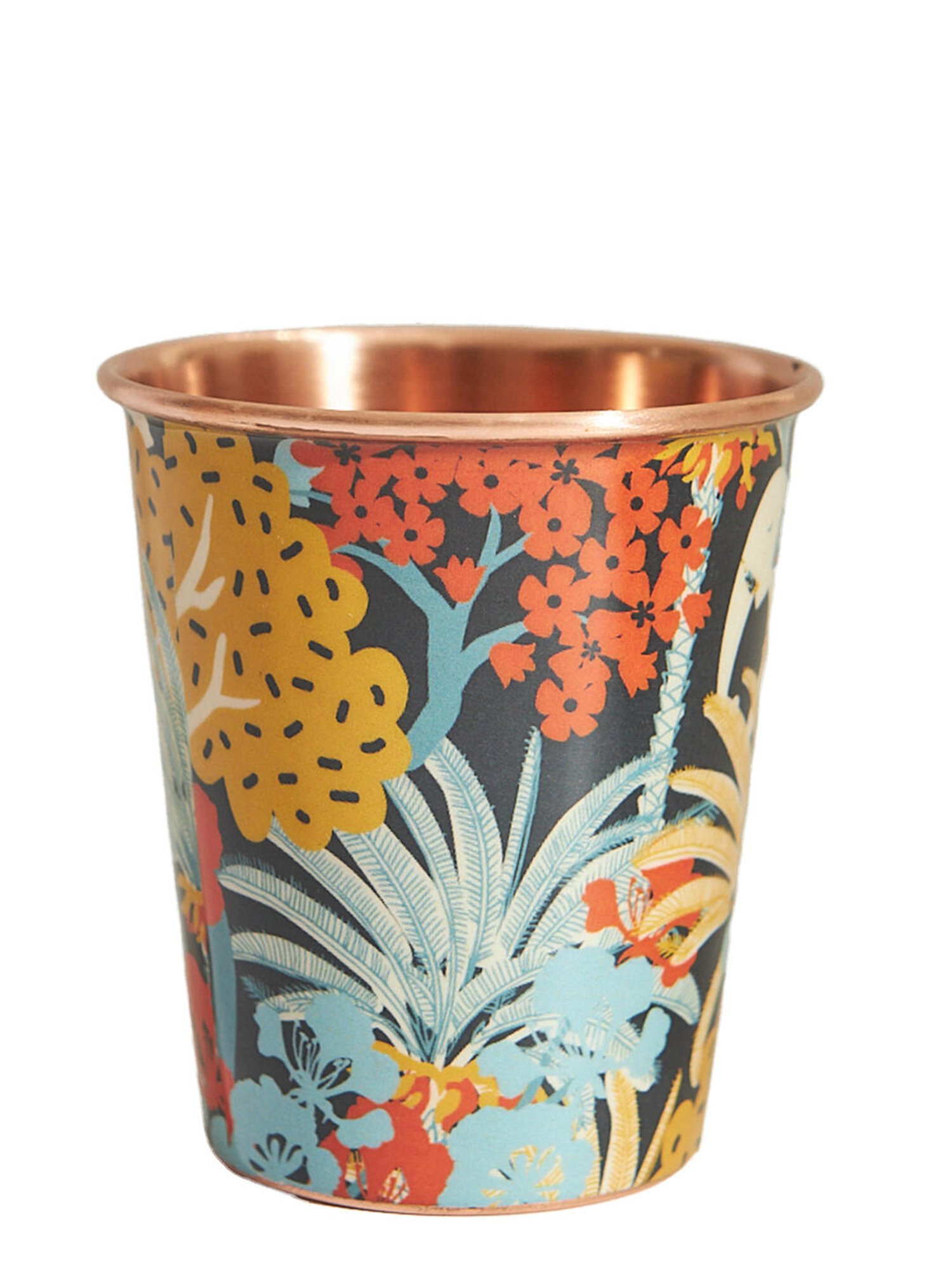 Chumbak Pixel Pasley Printed Black Tumbler (300 ML)