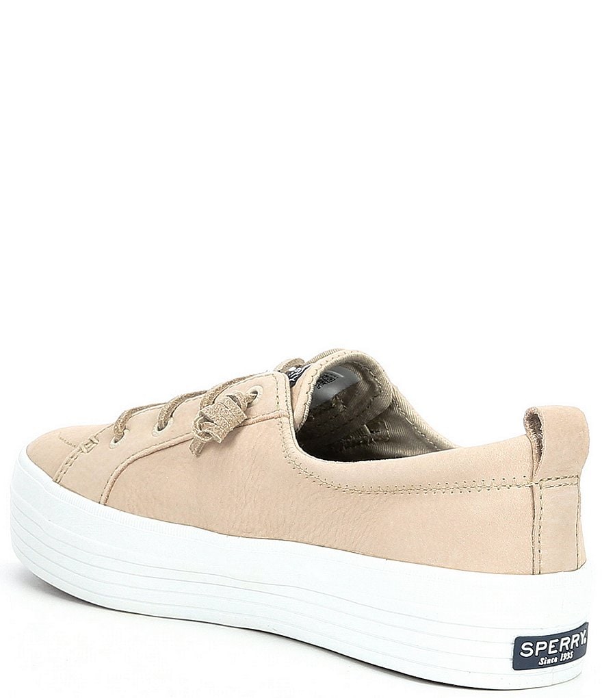 Sperry Women's Crest Vibe Leather Platform Sneakers