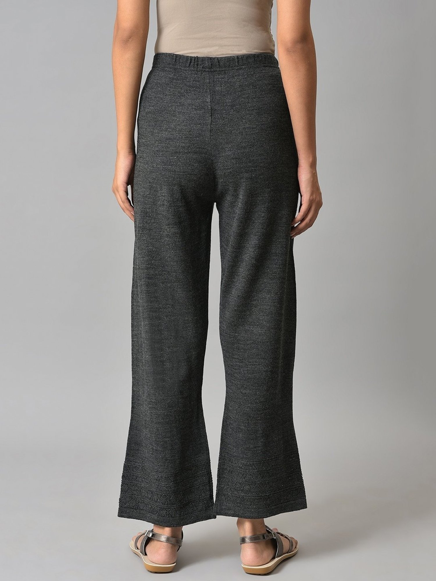 Elleven from Aurelia Grey Regular Fit Palazzos