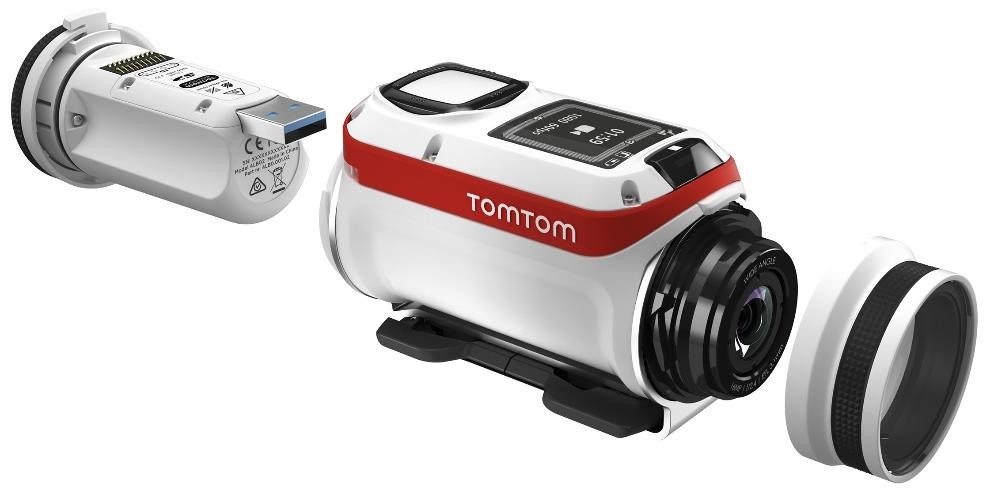 TomTom Bandit 16MP 4K Ultra HD Action Camera, Wi-Fi and Bluetooth Connectivity, GPS, Base Pack