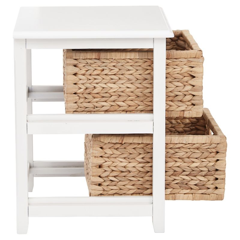 Seabrook Two Storage Unit White - OSP Home Furnishings