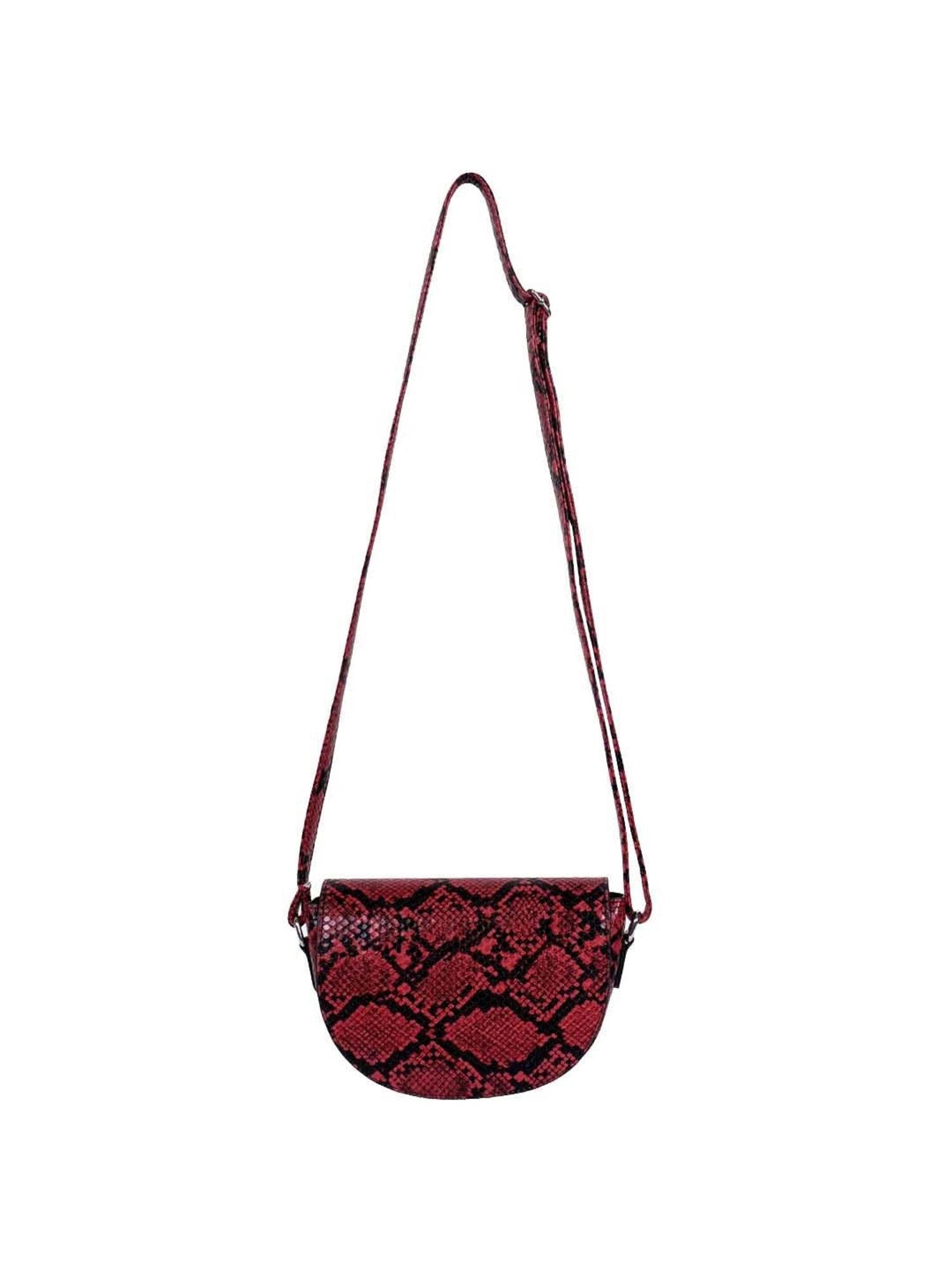 BELWABA Red Textured Small Sling Handbag