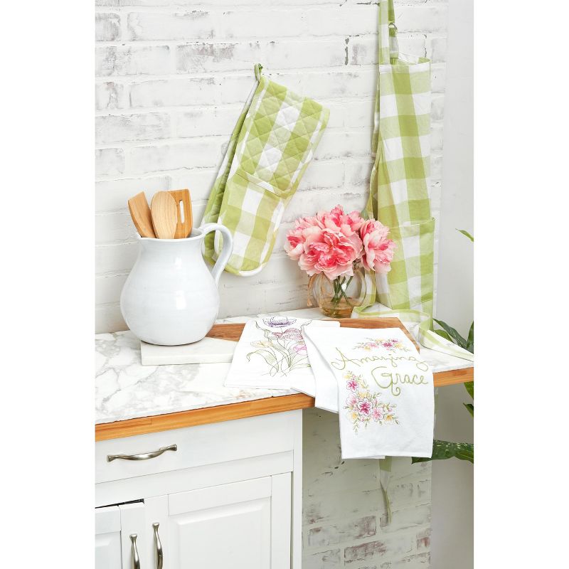 C&F Home Franklin Peridot Double Oven Mitt