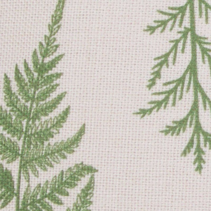 22"x22" Loretta Leaf Whipstitch Reversible Pillow Green - Décor Therapy