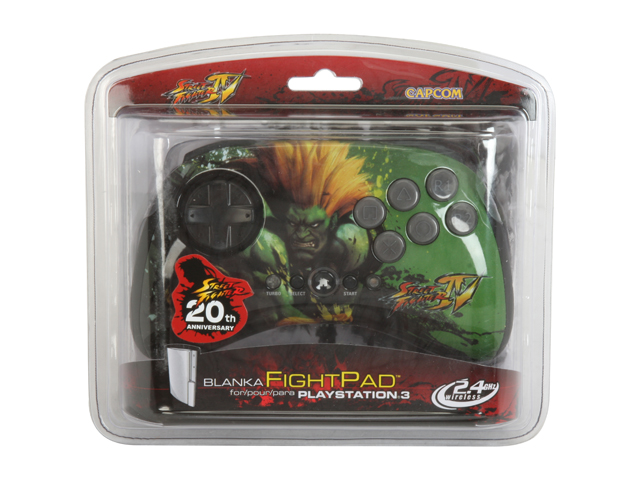 Mad Catz Official Street Fighter IV FightPad for Sony PS3 - Blanka