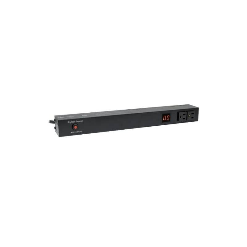 PDU15M2F10R Metered PDU, 100-125V/15A, 12 Outlets, 1U Rackmount