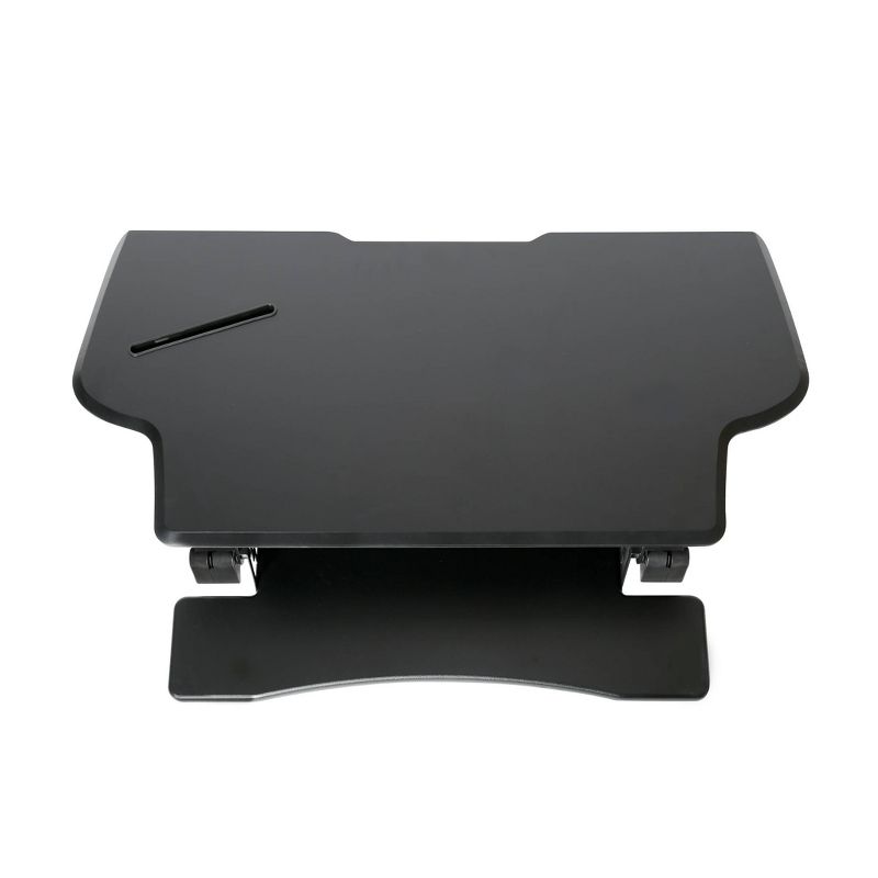 47" Airlift Extra Wide Gas Spring Adjustable Height Standing Desk Converter Black - Seville Classics