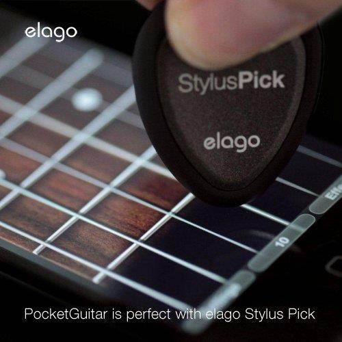 elago Stylus Multi-use Guitar Pick with micro-fiber pad for iPhone, iPad and iPod Touch,Galaxy Tab