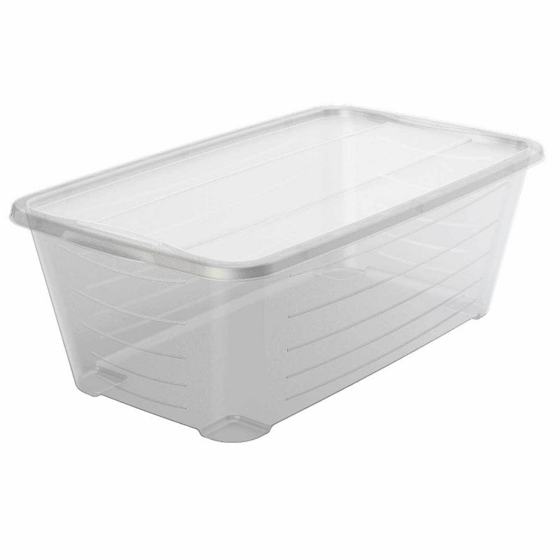 Life Story 5.5 Quart Rectangular Clear Protective Storage Shoe Box (216 Pack)