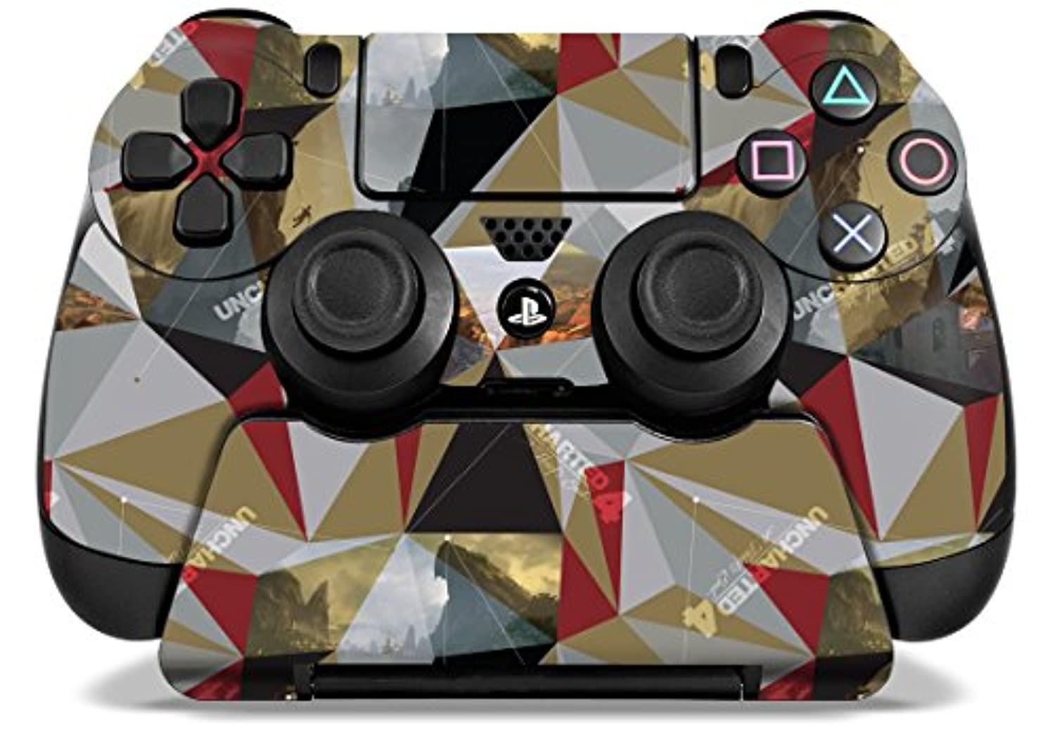 controller gear officially licensed uncharted 4 madagascar - ps4 skin set for controller and controller stand