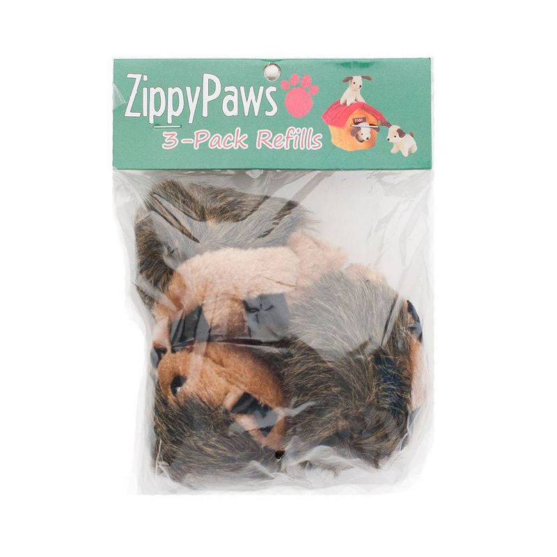 ZippyPaws Miniz Hedgehogs Dog Toy - 3pk
