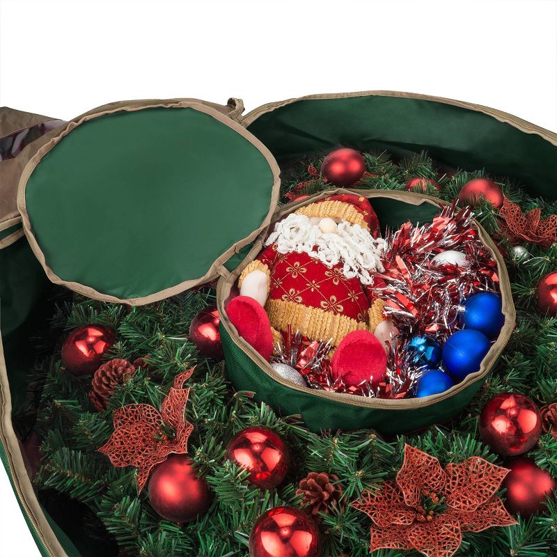 Elf Stor Ultimate Green Holiday Christmas Storage Bag for 48" Wreath
