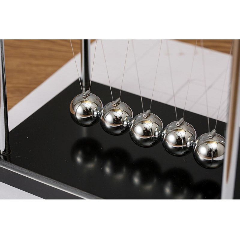 Classic Newton's Cradle Balance Balls for Fun Science Physics Learning Desk Toys Pendulum for Office or Home, Education Supplies, Psychotherapy, Gift