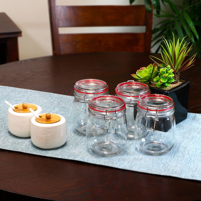 General Store Cottage Chic 4 Piece 22 oz. Preserving/Storage Jar Set