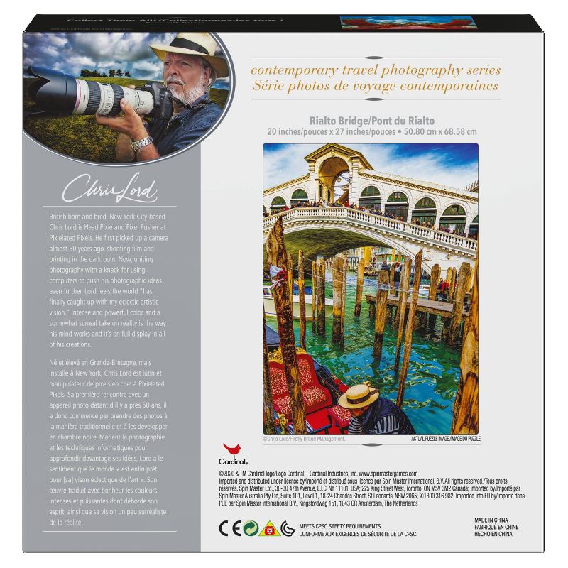 Spin Master Chris Lord: Rialto Bridge Jigsaw Puzzle - 1000pc